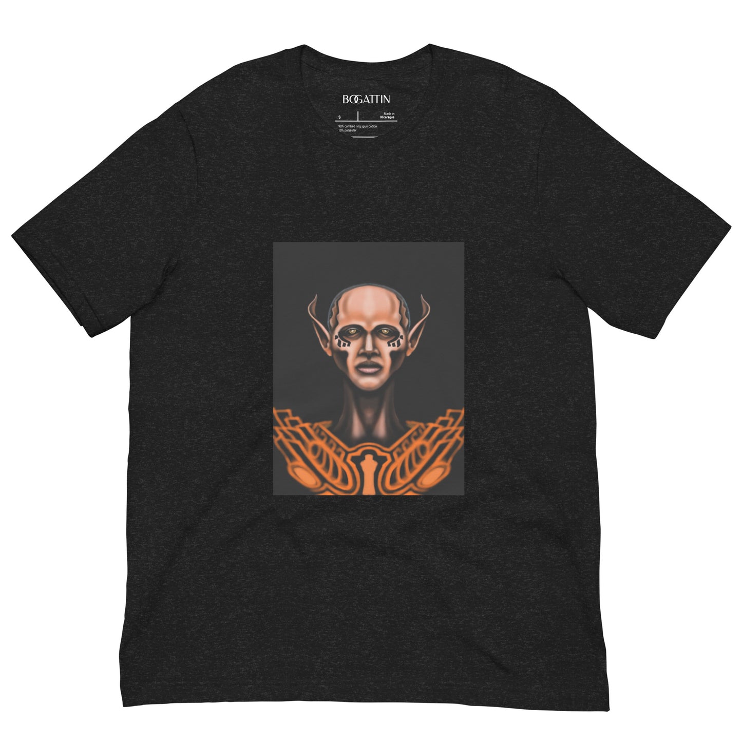 Black-heather Unisex t-shirt