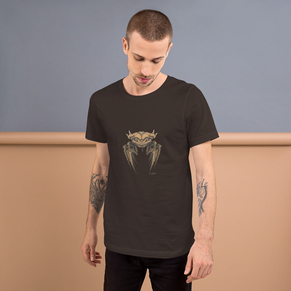 Brown unisex t-shirt
