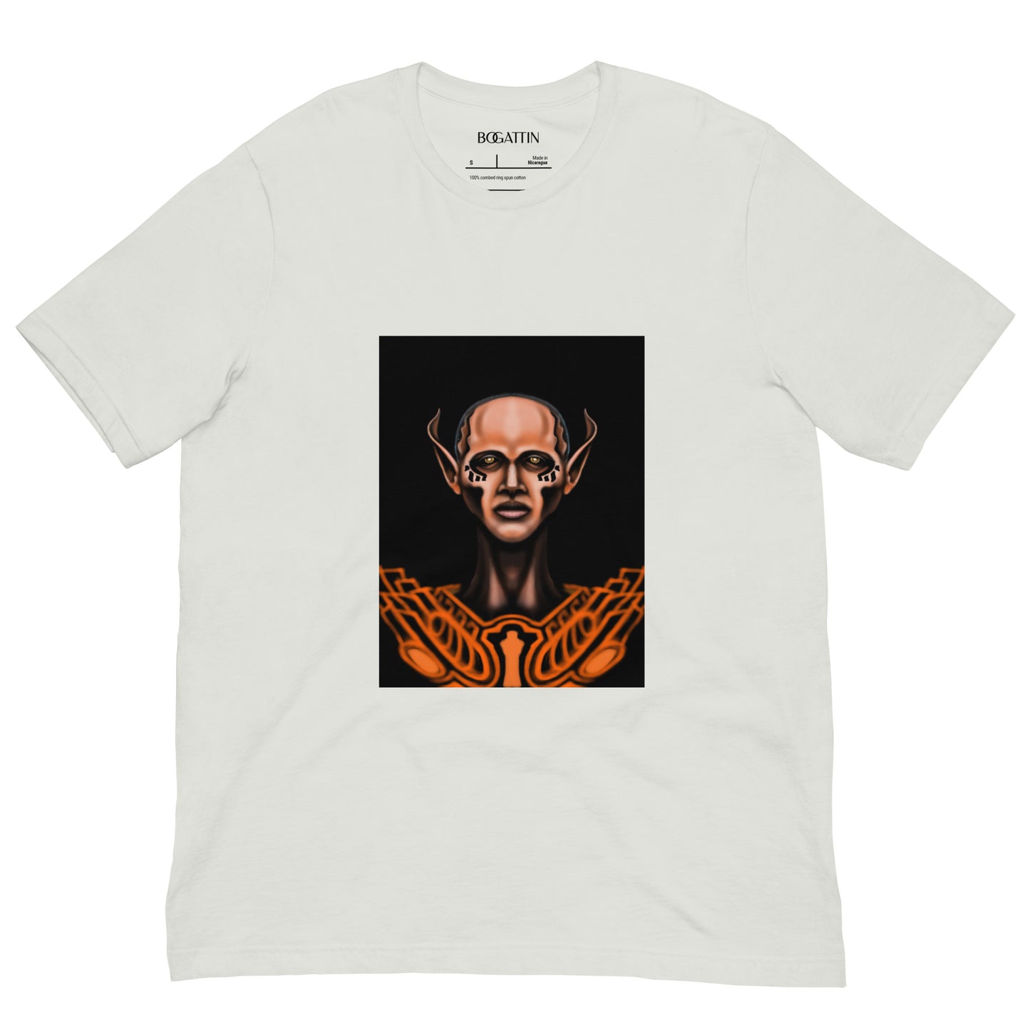 Silver unisex t-shirt