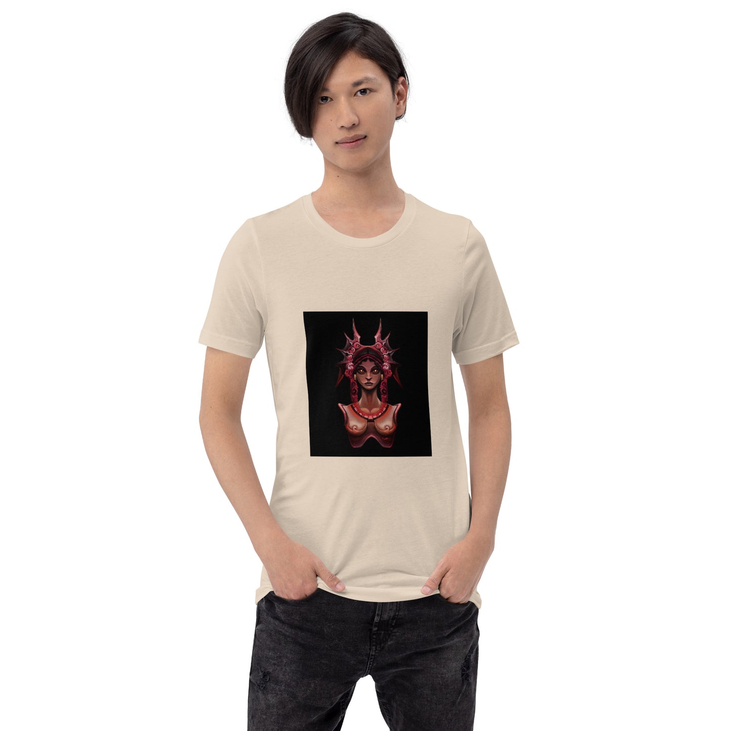 Soft-cream unisex t-shirt
