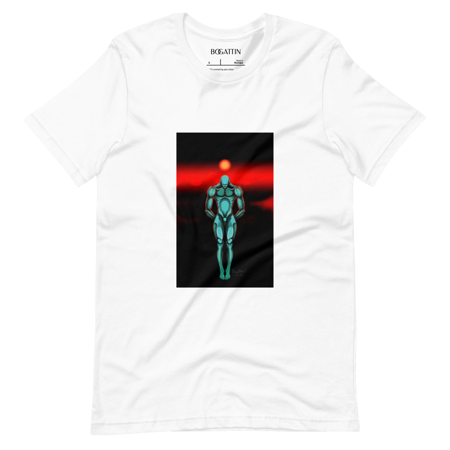 White unisex t-shirt