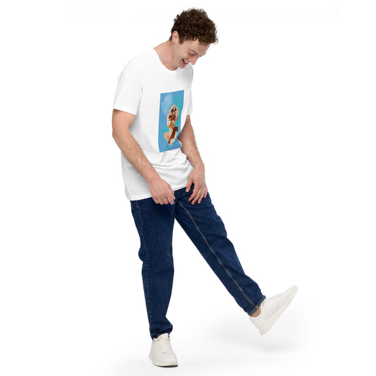 White unisex t-shirt