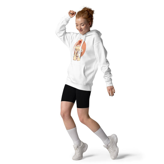 White Unisex Hoodie