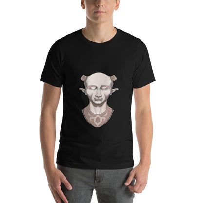 Black unisex t-shirt