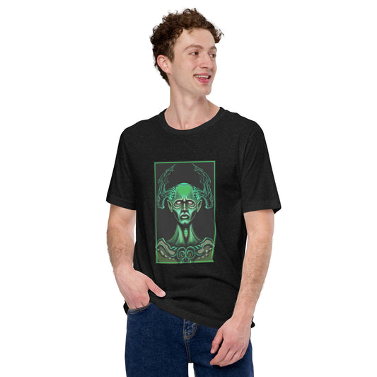 Black unisex t-shirt