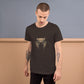 Brown unisex t-shirt