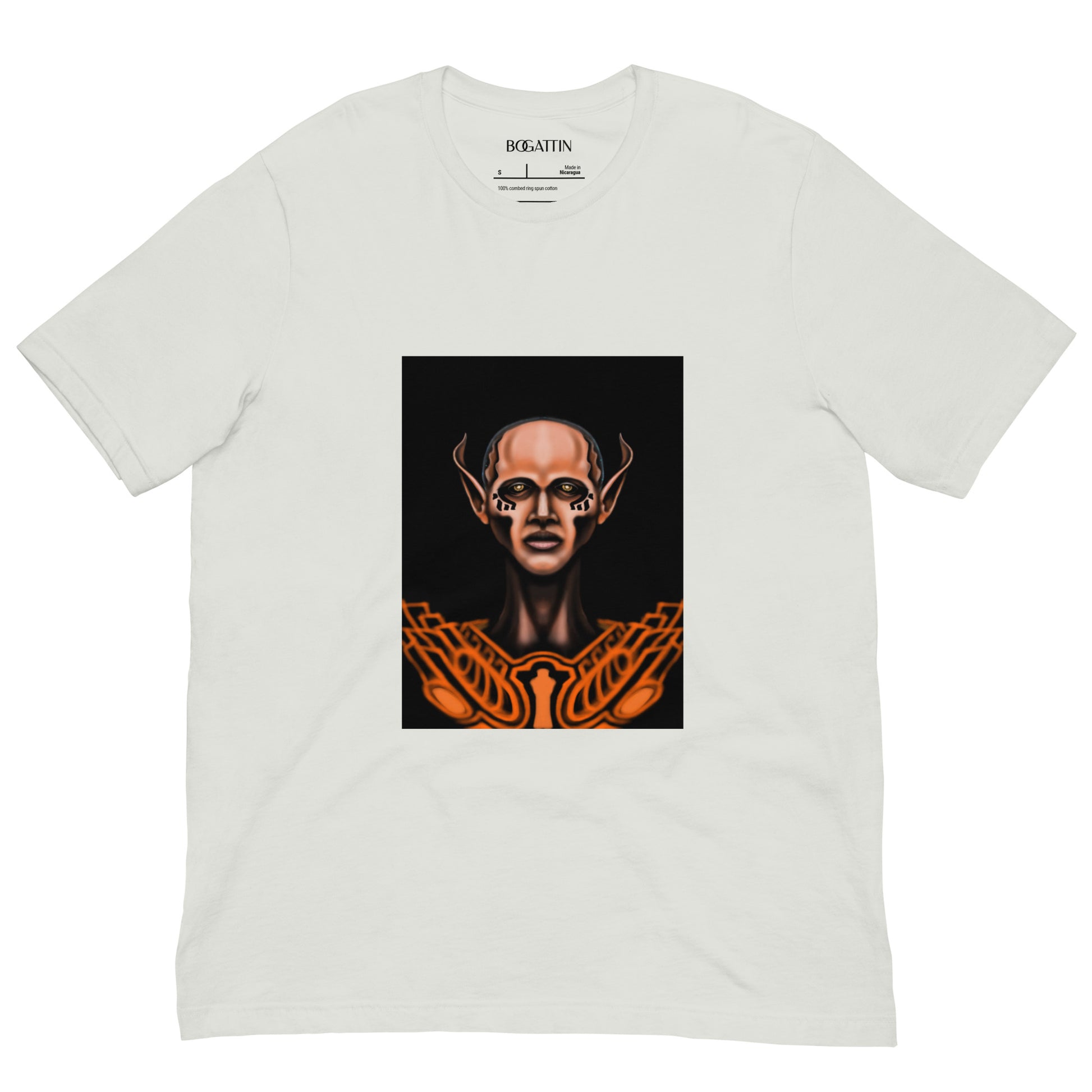 Silver unisex t-shirt